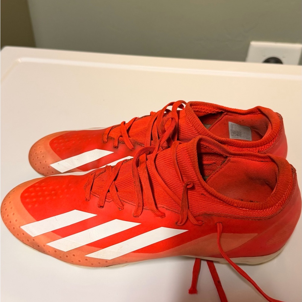 adidas X Crazyfast Soccer Cleats Red/White FG - Size 9